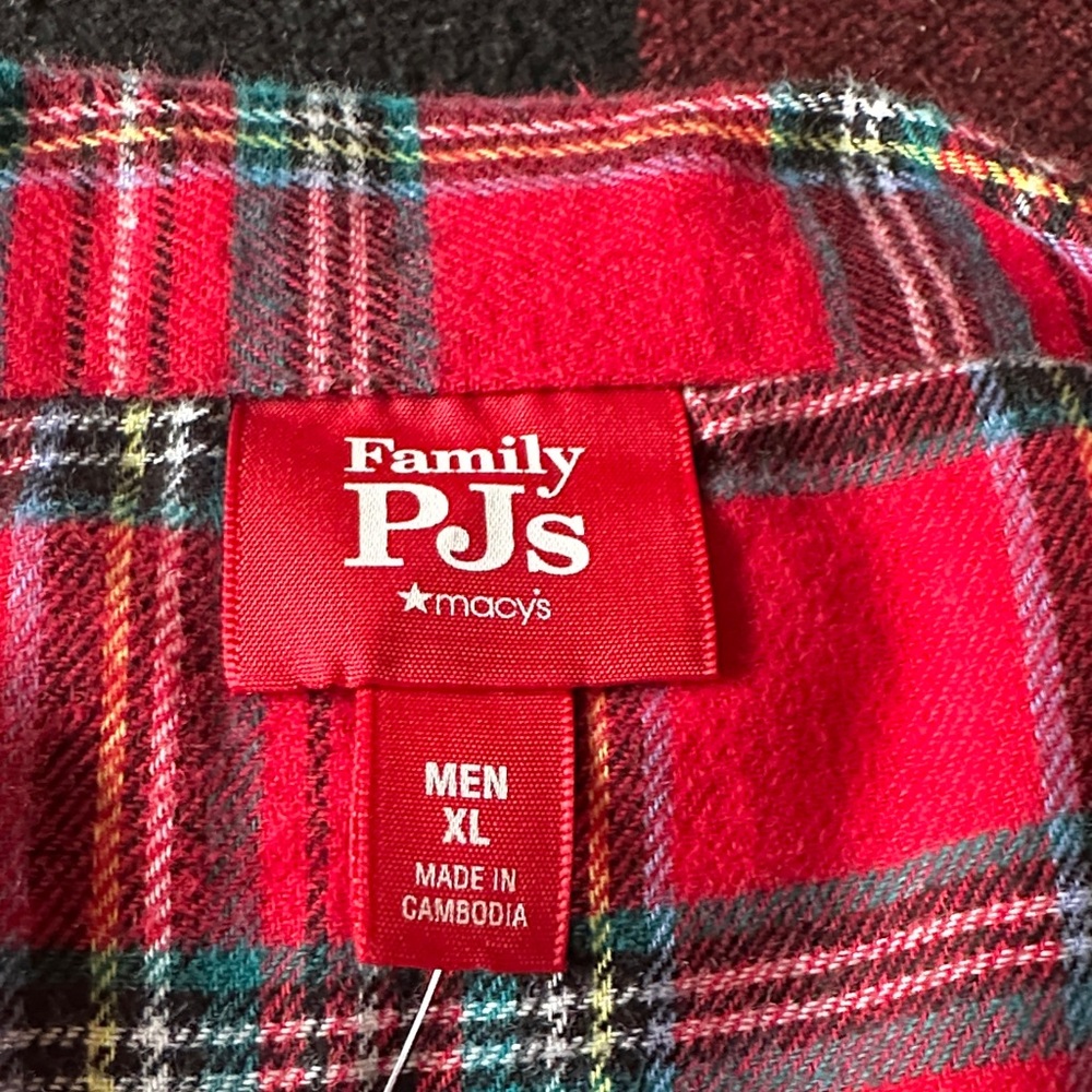Family Pajamas Red and Green Plaid Set - Picture 3 of 4